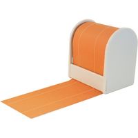 プリントインフォームジャパン ロルフアルファ ミシン目入り オレンジ [ディスペンサー：グレー] 1180-2065-005 1セット（3個）（直送品）