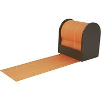 プリントインフォームジャパン ロルフアルファ ミシン目入り オレンジ [ディスペンサー：ブラウン] 1180-1065-005 1セット（3個）（直送品）