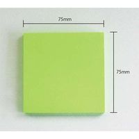 プリントインフォームジャパン info notes ブリリアントノート 75x75mm グリーン 5654-33 1パック(12冊入)