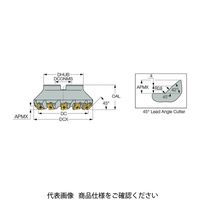 イスカル タングミル F45LND160ー12ー40ーRーN15(3102483 F45LND160-12-40-R-N15 1台（直送品）