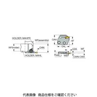 イスカル TGアダプタ TGPAD4LーT16(2850123 TGPAD4L-T16 1個（直送品）