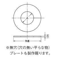 アカギ ビニプレートのり付白 A10691 125A A10691-0139 1セット(7個)（直送品）