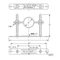 アカギ セットフロアー(SGP・VP用) A13531 125AX180H A13531-0815 1個（直送品）