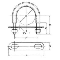 アカギ デップSGUボルト A10603 SG100 A10603-0102 1セット(6個)（直送品）