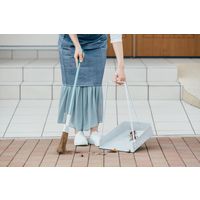 山崎産業 2989.jp+ 三ツ手チリトリD ちりとり 塵取り 屋外 スチール1個