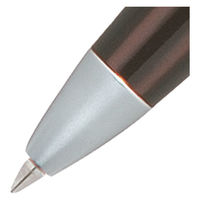 アスクル 受付ペン＆スタンドII ブラウン 0.7mm ASーBA69ーE 5組  オリジナル