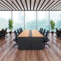 【組立設置込】コクヨ WorkVista+ 両面 デスク 固定式配線 幅2400×奥行1200×高さ720mm ホワイトナチュラル/ブラック 1台（直送品）