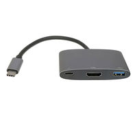 Vodaview　USB(Type-C)マルチDockアダプタ USB(C_Ver3.1)→HDMI+USB(A/C)　VV-USCHD-DOCK-DO-2