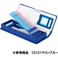 クツワ クラリーノ筆入マリンブルー CX121（直送品）