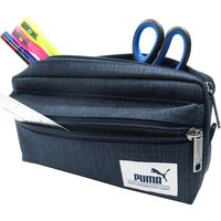 クツワ PUMA（プーマ）クロスダブルペンケース 紺 PM159NB（直送品）
