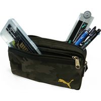 クツワ PUMA（プーマ）カモスクエアペンケース 黒 PM158BK（直送品）