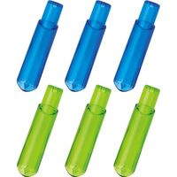 クツワ 学校キャップブルー×グリーン ST104BL 1セット(1個×10)