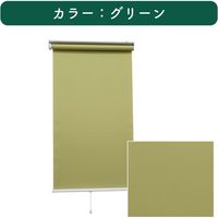 【規格品】遮光ロールスクリーン 幅130×高200cm（グリーン） 4975559789804 1セット トーソー（直送品）