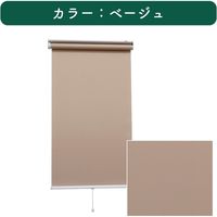 【規格品】遮光ロールスクリーン 幅60×高180cm（ベージュ） 4975559789842 1セット トーソー（直送品）