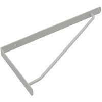 【建築金物】ハイロジック カラースレンダー棚受 270×135mm ホワイト 98157 1個（直送品）