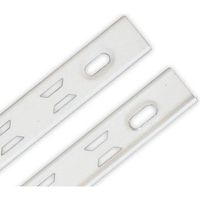 【建築金物】ハイロジック アルミ棚柱 リーフ棚柱 1820mm ホワイト 98182 1セット（直送品）