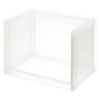 無印良品 ポリプロピレン 収納ラック 大 幅37×奥行26×高さ26cm 82243963　1セット（4個） 良品計画