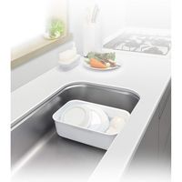 オーエ キッチン洗い桶 スマートホーム ウォッシュタブ ホワイト 51336 3個（直送品）