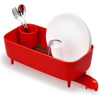 オーエ キッチン水切り スマートホーム ディッシュラックDX レッド 51231 2個（直送品）