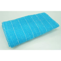 オーエ バス ボディタオル あわゆき ナイロンタオル かため ブルー 61365 1セット(10個)（直送品）