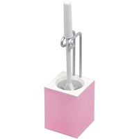 オーエ トイレブラシ アルモア トイレケースブラシ付 ミストピンク 80571 4個（直送品）