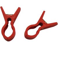 オーエ 洗濯ピンチ スマートホーム 竿ピンチ10個 レッド 83091 10個（直送品）