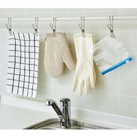 セーブ・インダストリー ステンレス製フッククリップ SV-6490 1セット(10個入)