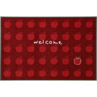 山崎産業 ホップマット リンゴがいっぱい #6 レッド 6635000006Y8R 1箱（1枚入）（直送品）