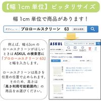 【幅1cm単位】プロ仕様「遮光」ロールスクリーン幅147cm×高161～200cm＜チェーン式＞ tr4512-147x200-r160 トーソー（直送品）