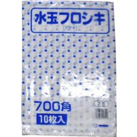 中川製袋化工 水玉フロシキ 700角 アサギ H066042 1000枚（10×100）（直送品）