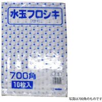 中川製袋化工 水玉フロシキ 750角 アサギ H044046 1000枚（10×100）（直送品）