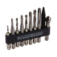 イチネンMTM 10本組六角軸ポイントタップと下穴ドリルセンターポンチ 22259 1セット