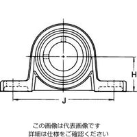 エスコ UP004 /20mm ピロー型ユニット EA966B-34 1セット(3個)（直送品）