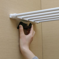 【突っ張り棚】アイリスオーヤマ 伸縮棚 幅75～120×奥行26cm 最大耐荷重30kg 突っ張り棒 ホワイト H-J-NST75 １本