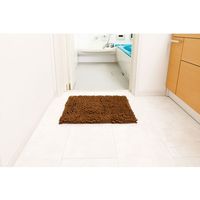 山崎産業 SUSU（スウスウ）抗菌ストロングWマイクロファイバーバスマット45×60CBR 4903180191017 1箱（1枚入）（直送品）