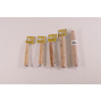 北陸アルミニウム SS アルミ雪平鍋(上物)用 木柄2 24cm用 019288 1本