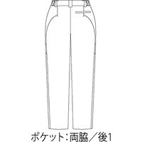 住商モンブラン パンツ レディス ホワイト CHM152-10_8L（直送品）