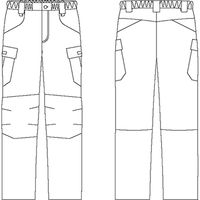 住商モンブラン 腰ケアパンツ 兼用 黒 腰ベルト付FPB7412-0_SS（直送品）