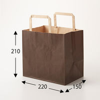 シモジマ HフラットCB 220-1 未晒ブラウン 50枚入り 003277320 1袋