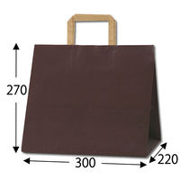 シモジマ HフラットCB 300-1 未晒ブラウン 50枚入り 003277120 1袋