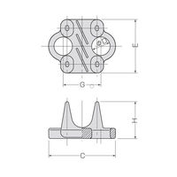 【運送・荷役・建設資材】コンドーテック（KONDOTEC） JIS鍛造KTグリップ 生地 呼び：40-45 1個（直送品）