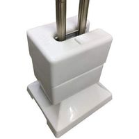 日本ハンガーボード U型ベースウエイト 10kg BW-10WHT 1セット(1個×4)