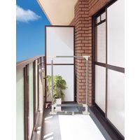 モリ工業 ベランダ布団干 スリム幅セパレートタイプ 4台set FC-10（直送品）