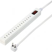 ヤザワコーポレーション 差し込みフリータップブレーカーSW付ホワイト1.5 H75115WH2 1個