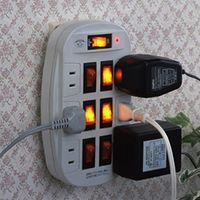 雷ガード付6口節電コンセント ASW017 旭電機化成（直送品）