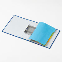 ライオン事務器 パイプ式F両開き環境No.7103RKブルー 11288 1冊