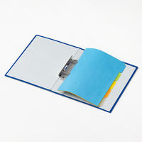 ライオン事務器 パイプ式F両開き環境No.753RK ブルー 11285 1冊