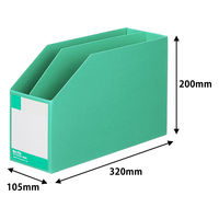 ライオン事務器 ボックスファイル Bー880E A4緑 11712 2冊