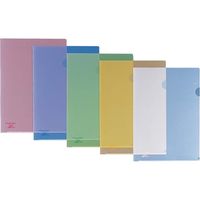 ライオン事務器 PPカラーホルダー　Ａ４判　0.18mm厚　１０冊パック CF-6A-10P　透明 13594 2パック（直送品）