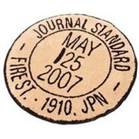 ジャーナル スタンダード ファニチャー STAMP RUG （JSF） スタンプラグ 直径730mm ベージュ 1台（直送品）